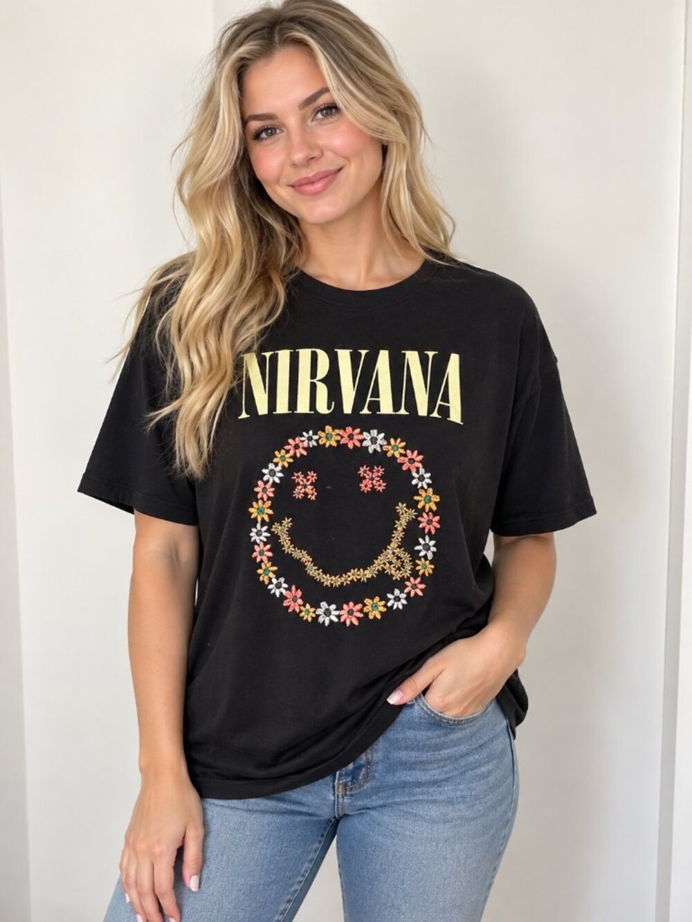 Ladies Nirvana Band TShirt - XL
